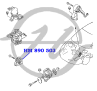 Опора двигателя  передняя  A/T DINGO (CQ1A  CQ2A  CQ5A) 1998-2002  DION (CR5W  CR6W  CR9W) 2000-200...