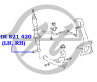 Сайлентблок амортизатора передней подвески  нижний 4RUNNER 02-09  FJ CRUISER 06-  HILUX SURF 05-09 ...