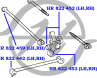Сайленблок продольного рычага задней подвески AVENSIS (T220) 1997-2003  CORONA (T220) 1997-2003