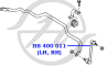 Тяга стабилизатора передней подвески FORD Maverick 00-  Escape 00-  Mazda Tribute 00-