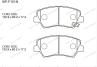 Тормозные колодки gerat bp-f101n (передние) normal