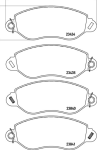 Колодки тормозные дисковые MDB2078 от компании MINTEX