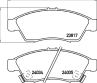 23817/17.0mm/Торм.колодки пер. Suzuki Liana 02-