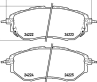 24222/18.0mm/Торм.колодки пер. Subaru Legacy IV Le