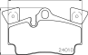 Колодки тормозные задние AUDI Q7 4.2 FSI 06- (2EA