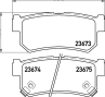 Колодки тормозные дисковые задние MDB2823 от компании MINTEX