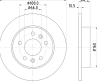 Диск тормозной задний RENAULT LAGUNA gt01/SAFRANE gt00 265x10.5x5