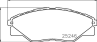 NP1061_колодки дисковые передние! Toyota Hilux 2.7-4.0/2.5D 05>