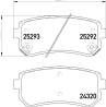 NP6069_колодки дисковые задние! KIA Ceed/Rio/Sportage  Hyundai Accent/i20/i30/ix35