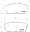 NP9001_колодки дисковые передние! Toyota Picnic 2.0i &16V/2.2D 96-12.01
