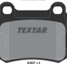 Колодки тормозные дисковые задние 2068703 от фирмы TEXTAR