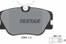 Колодки тормозные дисковые 2094102 от производителя TEXTAR