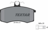 Колодки тормозные дисковые передние 2117002 от компании TEXTAR