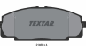 Колодки тормозные дисковые передние 2146801 от производителя TEXTAR