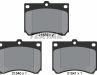 Колодки тормозные дисковые передние 2153901 от фирмы TEXTAR