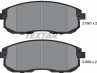 Колодки тормозные дисковые передние 2156201 от производителя TEXTAR
