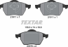 Колодки тормозные дисковые передние 2191102 от компании TEXTAR