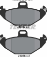 Колодки тормозные дисковые задние 2196502 от производителя TEXTAR