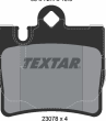 Колодки тормозные дисковые задние 2307801 от компании TEXTAR