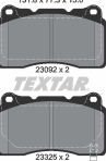 Колодки тормозные дисковые передние 2309204 от фирмы TEXTAR