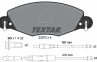 Колодки тормозные дисковые передние 2327301 от фирмы TEXTAR