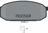 Колодки тормозные дисковые передние 2329501 от компании TEXTAR