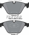 Колодки тормозные дисковые передние 2331301 от компании TEXTAR