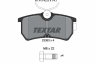 Колодки тормозные дисковые задние 2335301 от компании TEXTAR