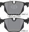 Колодки тормозные дисковые задние 2344702 от компании TEXTAR