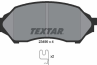 Колодки тормозные дисковые Mazda 323 1.4-1.5 98- [