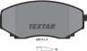 Колодки тормозные дисковые передние 2351501 от компании TEXTAR