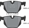 Колодки тормозные дисковые задние 2355001 от производителя TEXTAR