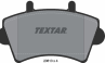 Колодки тормозные дисковые передние 2361301 от производителя TEXTAR