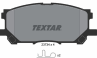 Колодки тормозные дисковые передние 2373401 от производителя TEXTAR