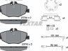 Колодки тормозные дисковые передние 2374381 от производителя TEXTAR