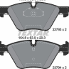 Колодки тормозные дисковые передние 2379381 от производителя TEXTAR
