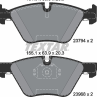 Колодки тормозные дисковые передние 2379401 от фирмы TEXTAR