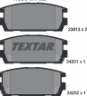 Колодки тормозные дисковые задние 2381301 от компании TEXTAR