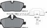 Колодки тормозные дисковые передние 2391503 от производителя TEXTAR