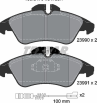Колодки тормозные дисковые передние 2399002 от компании TEXTAR