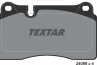 Колодки тормозные дисковые передние антискрип 2409801 от фирмы TEXTAR
