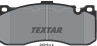 Колодки тормозные дисковые передние 2431601 от фирмы TEXTAR