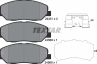 Колодки тормозные дисковые передние 2435101 от компании TEXTAR