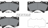 Колодки тормозные дисковые передние антискрип 2438601 от производителя TEXTAR