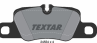 Колодки тормозные дисковые задние 2455402 от производителя TEXTAR