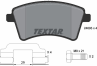 Колодки тормозные дисковые передние антискрип 2469301 от производителя TEXTAR