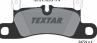 Колодки тормозные дисковые задние 2472102 от фирмы TEXTAR