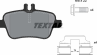 Колодки тормозные дисковые задние 2484801 от компании TEXTAR