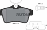 Колодки тормозные дисковые задние 2492201 от фирмы TEXTAR