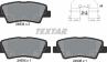Тормозные дисковые колодки задние антискрип 2493401 от компании TEXTAR